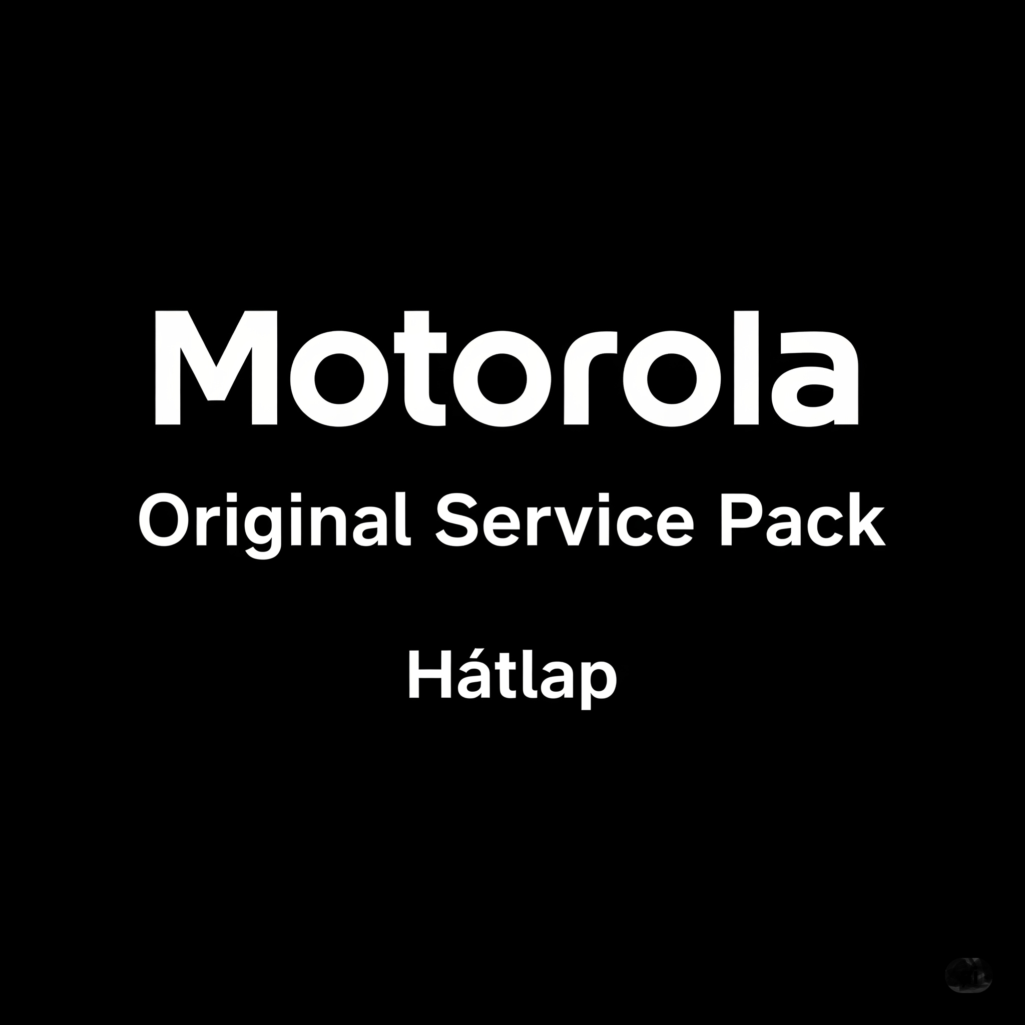 Motorola gyári hátlap Image