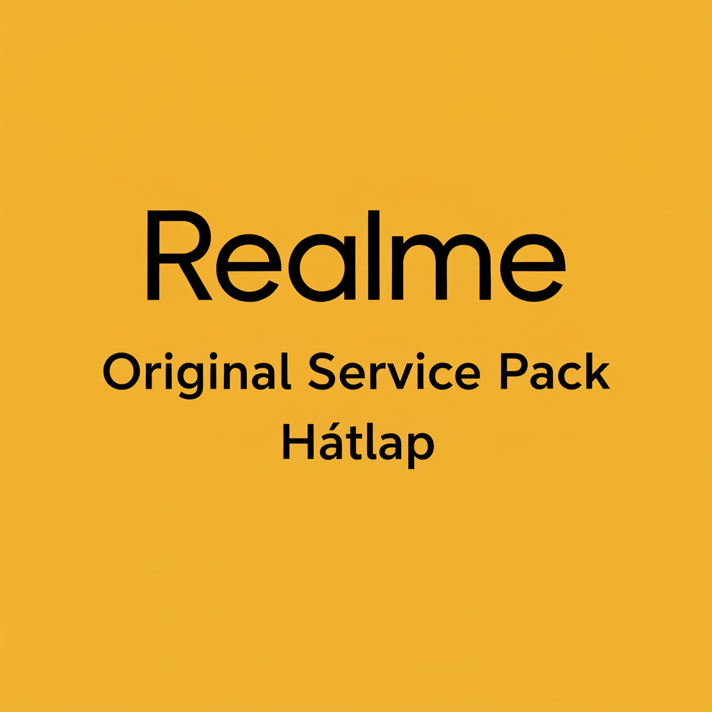 Realme gyári hátlap Image
