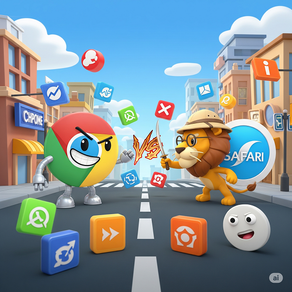 chrome vs safari
