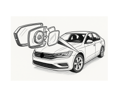 Opel visszapillantó tükör javítás